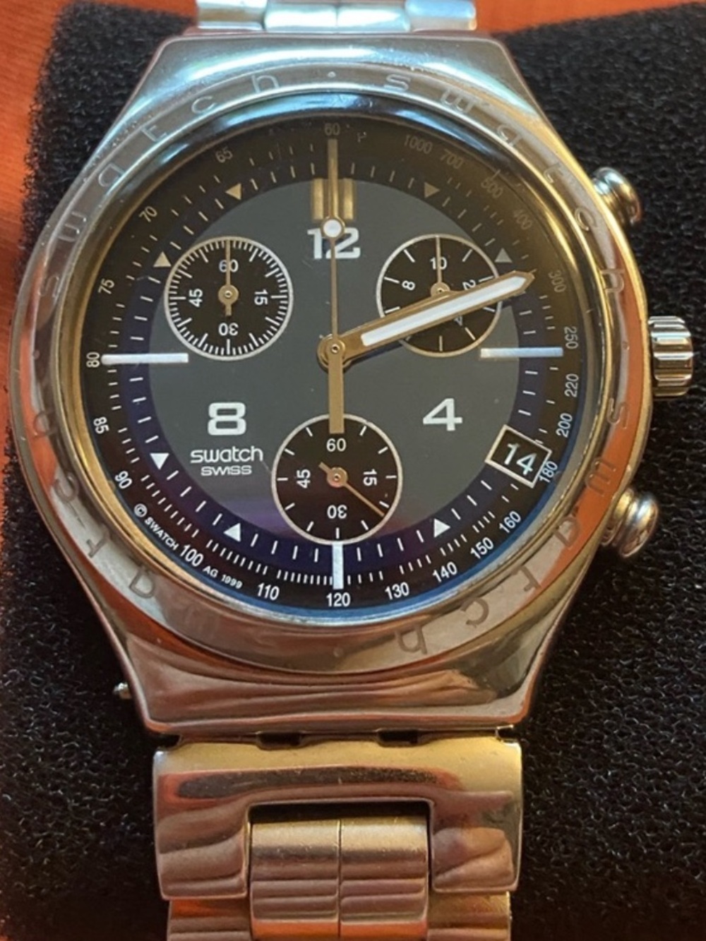Swatch Silver Stainless Steel Bracelet Watch Band